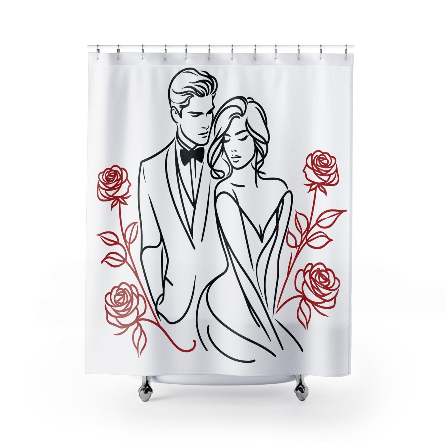 Love and Romance #1 Shower Curtains