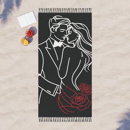 Love and Romance #1 - Reversed - Boho Beach Towel